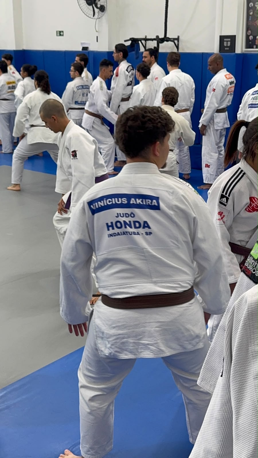 Vinícius Akira no Módulo de Nage-no-Kata: mais um passo rumo à faixa preta